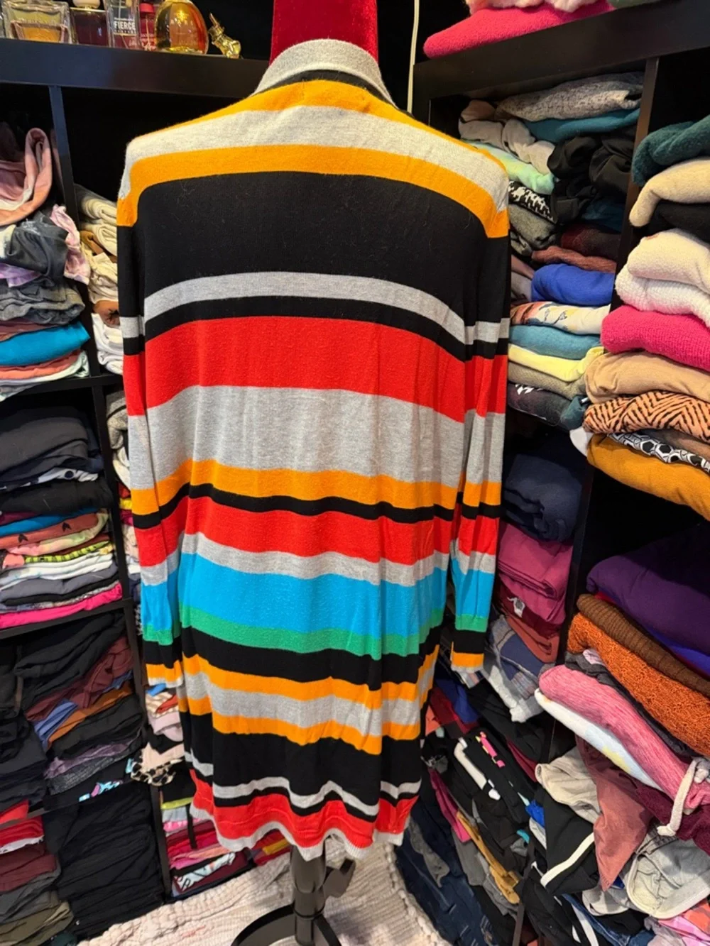 #453. Joseph A. Striped cardigan. 3x - Picture 7 of 7